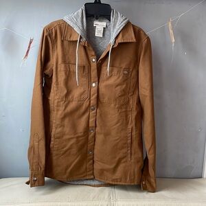 Dickies Hooded Duck Shirt Jacket XS